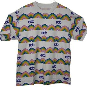 New Insomniac Multicolor Graphic EDC Graphic T-shirt Rave Festival